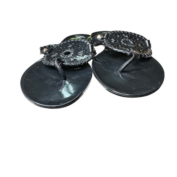 Jack Rogers Black Flip Flops. Size 9 - Picture 4 of 6
